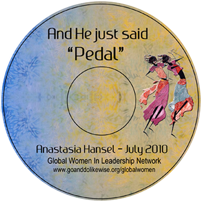 Photo of front of CD called And He Just Said 'Pedal'