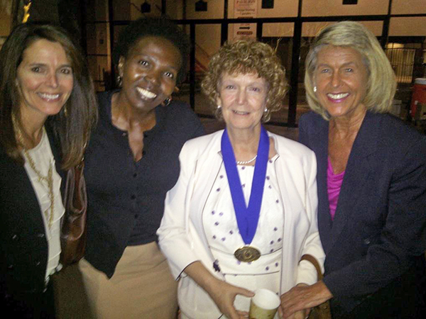 Lyn Lusi when she won a $1,000,000 award for her work at HEAL AFRICA.